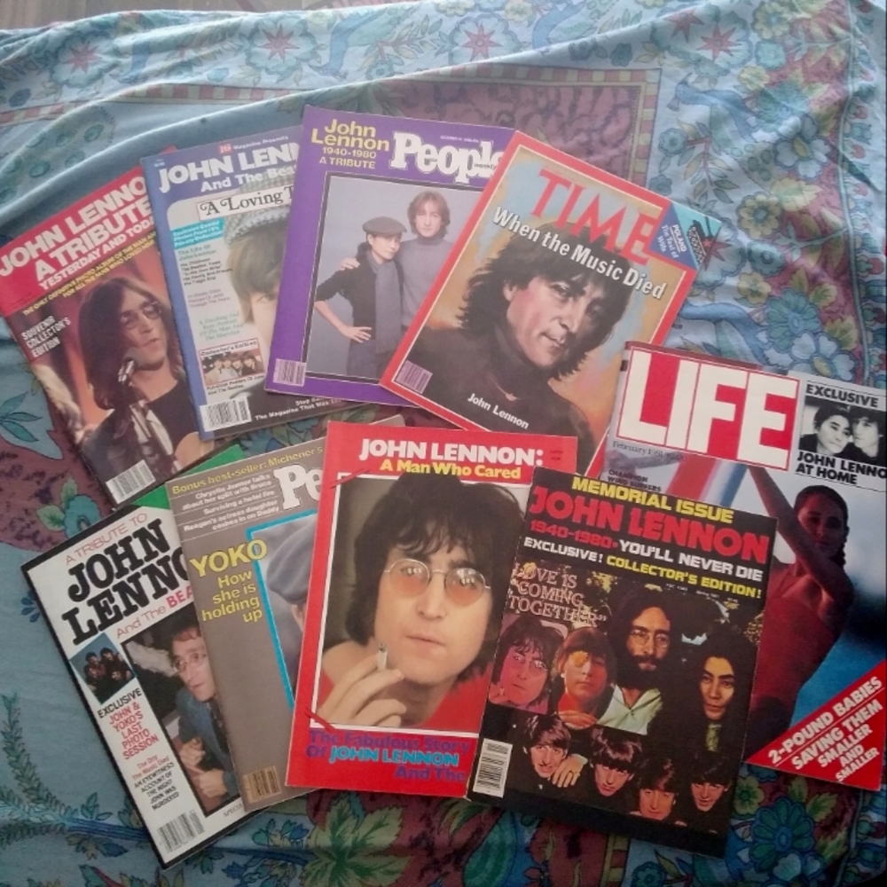 🌙New/Vintage John Lennon/Beatles 80's Magazines